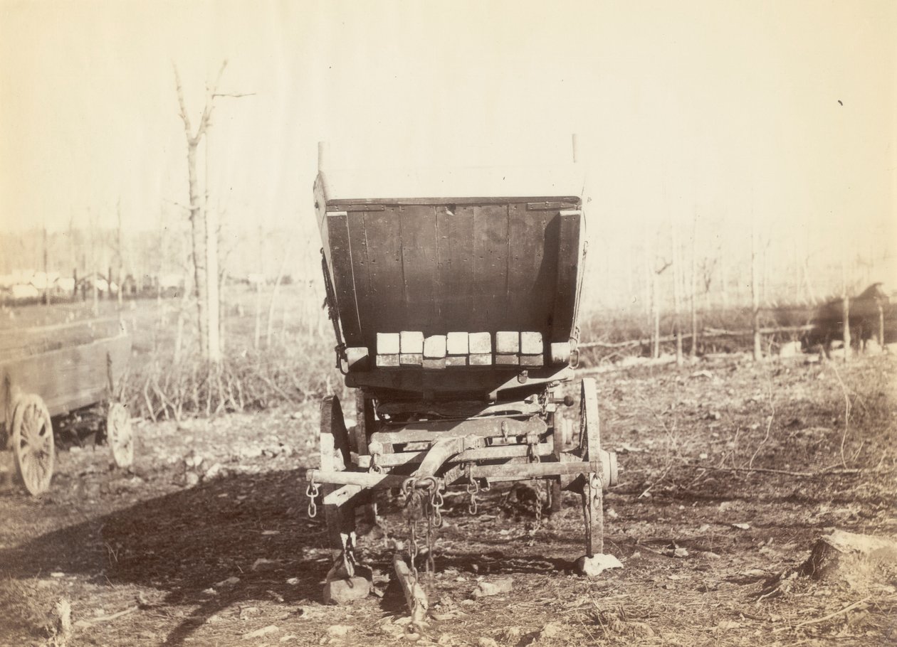 Utan titel, [Field Telegraph Battery Wagon] av Alexander Gardner