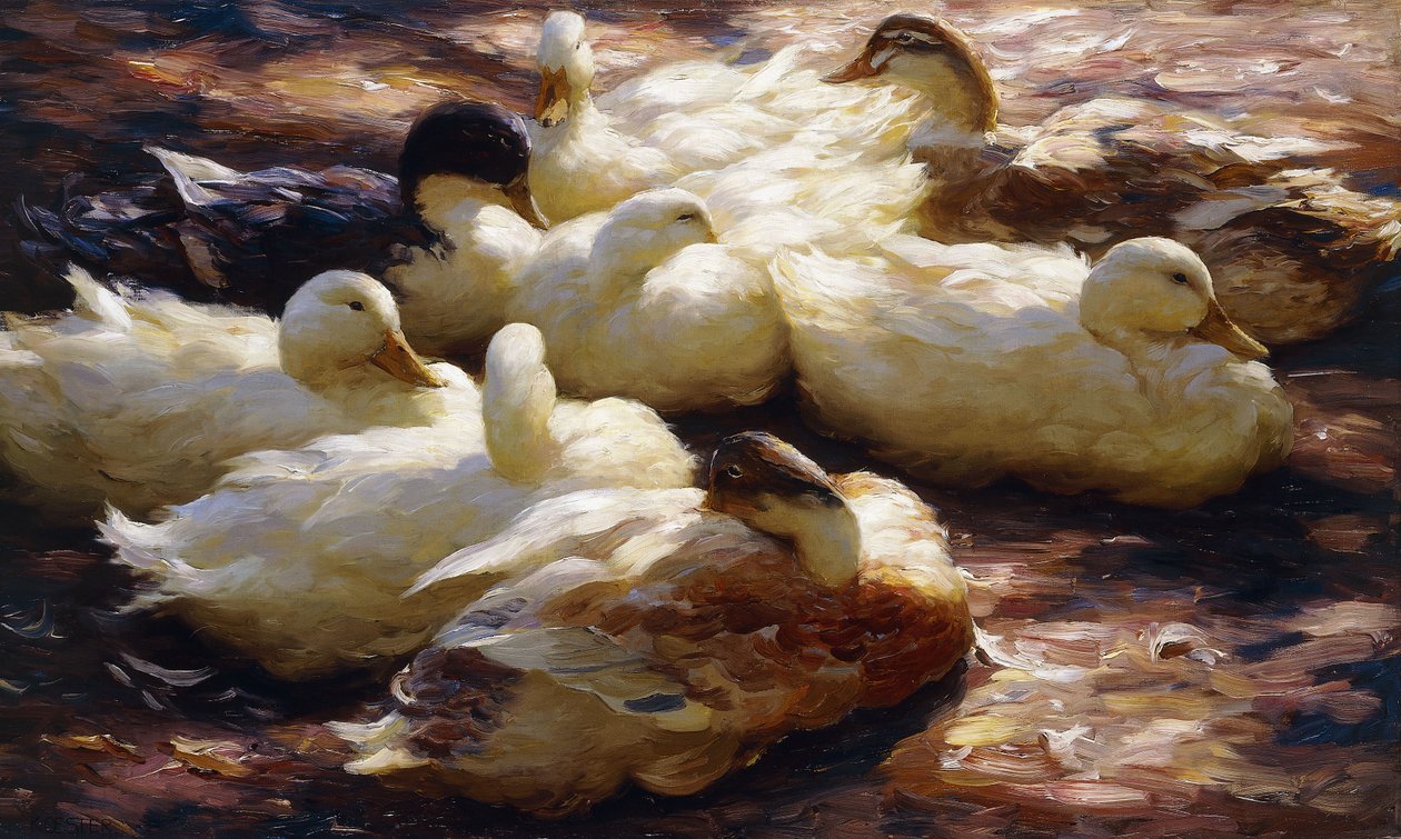 Ankor på en flodstrand av Alexander Koester