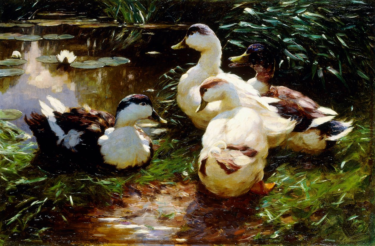 Ankor på en flodstrand av Alexander Koester