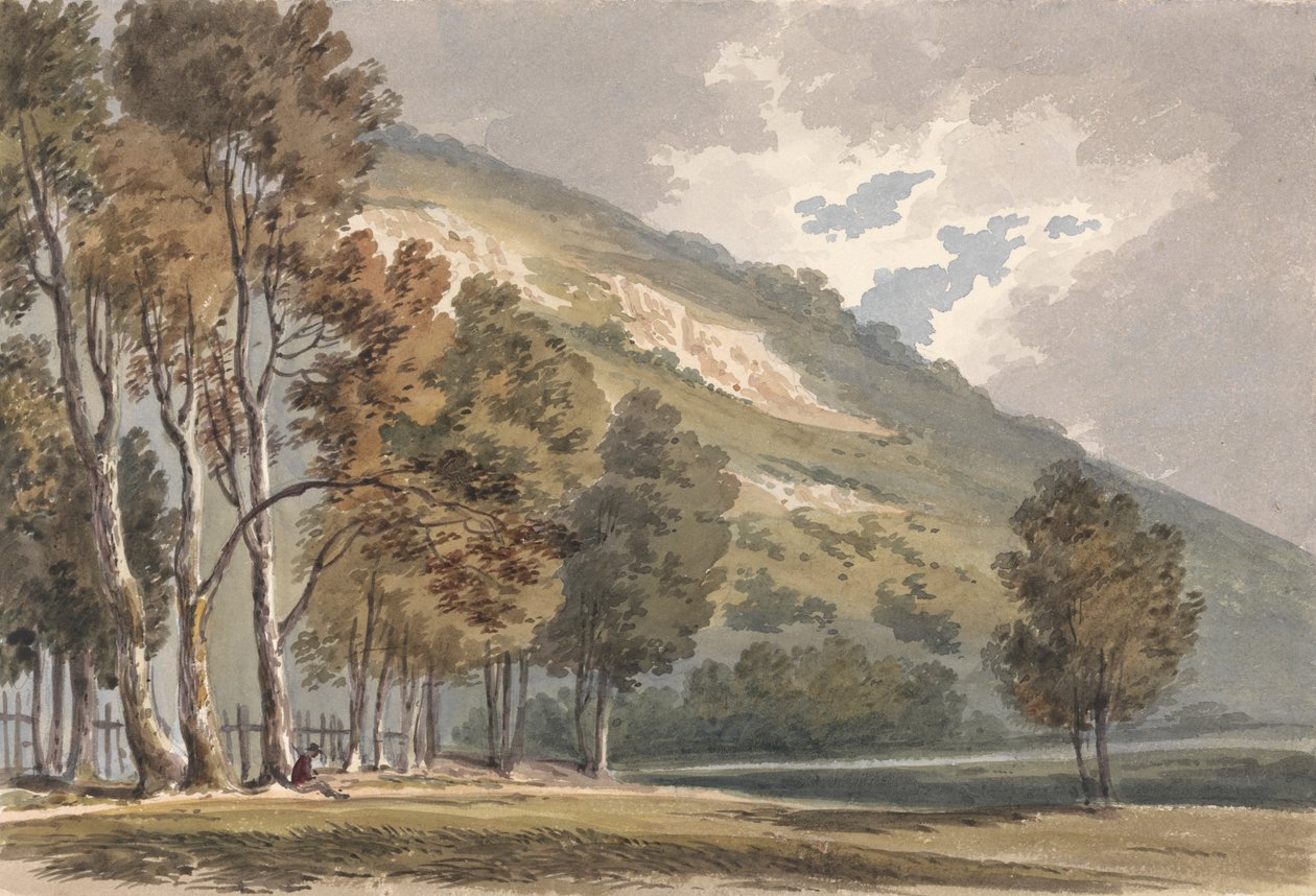 Landskap i Boxhill, Surrey av Alexander Monro