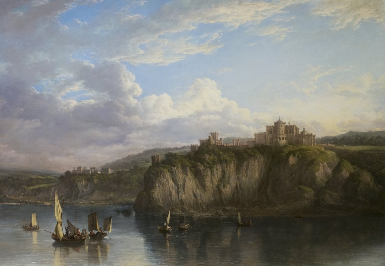 Culzean Castle from the Sea, ca 1816 av Alexander Nasmyth