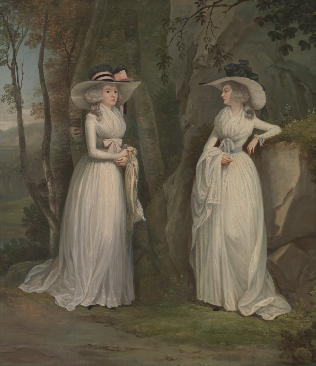 Eleanor and Margaret Ross av Alexander Nasmyth