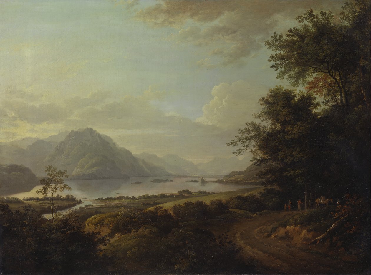 Loch Awe, Argyllshire, ca. 1785. av Alexander Nasmyth