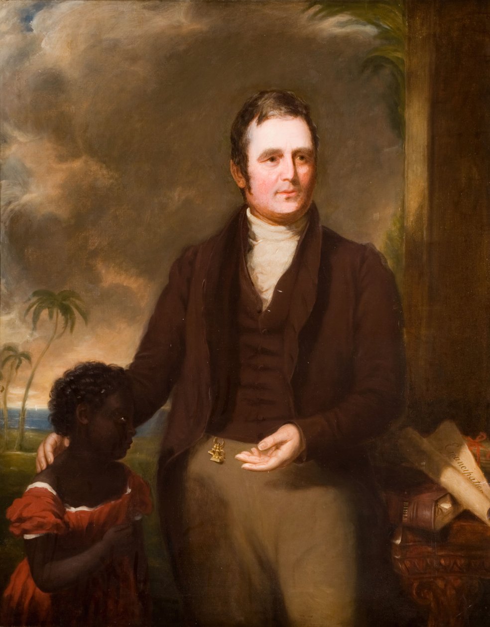 Porträtt av Joseph Sturge, 1800-1850. av Alexander Rippingille