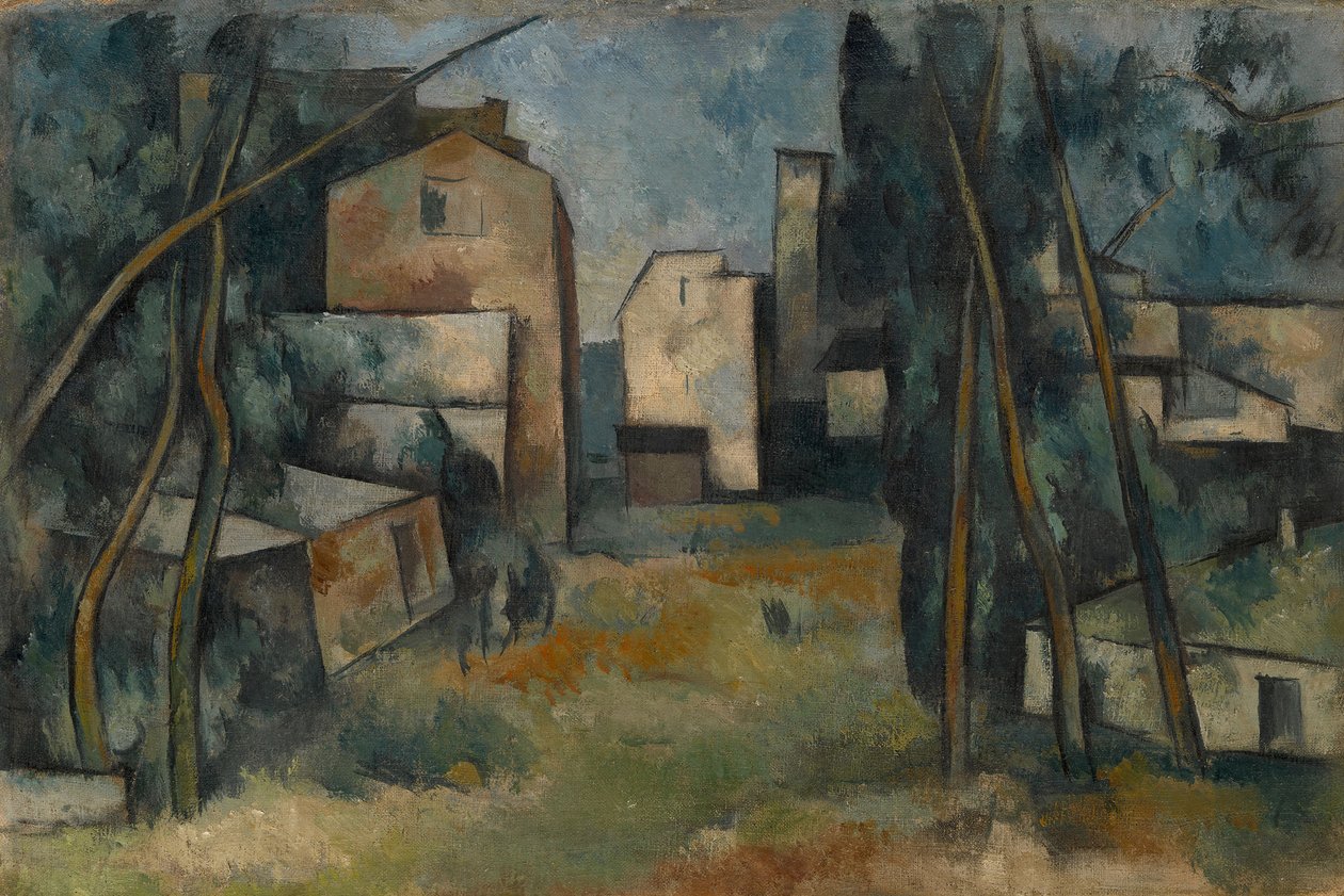 Utkanten av en stad, 1919 av Alexander Vasilyevich Shevchenko