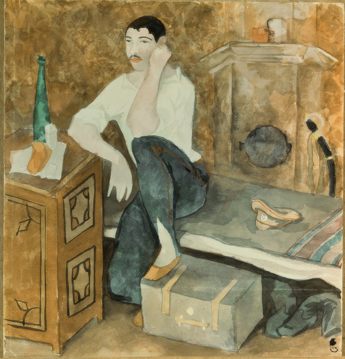 Självporträtt av Alexander Wassiljewitsch Schewtschenko