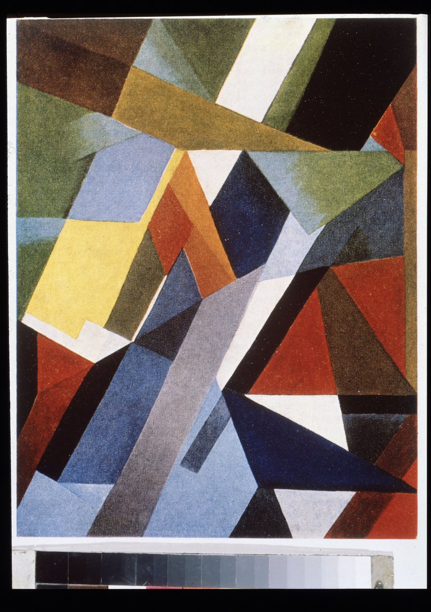 Färgrytm, 1921 av Alexandra Alexandrowna Exter