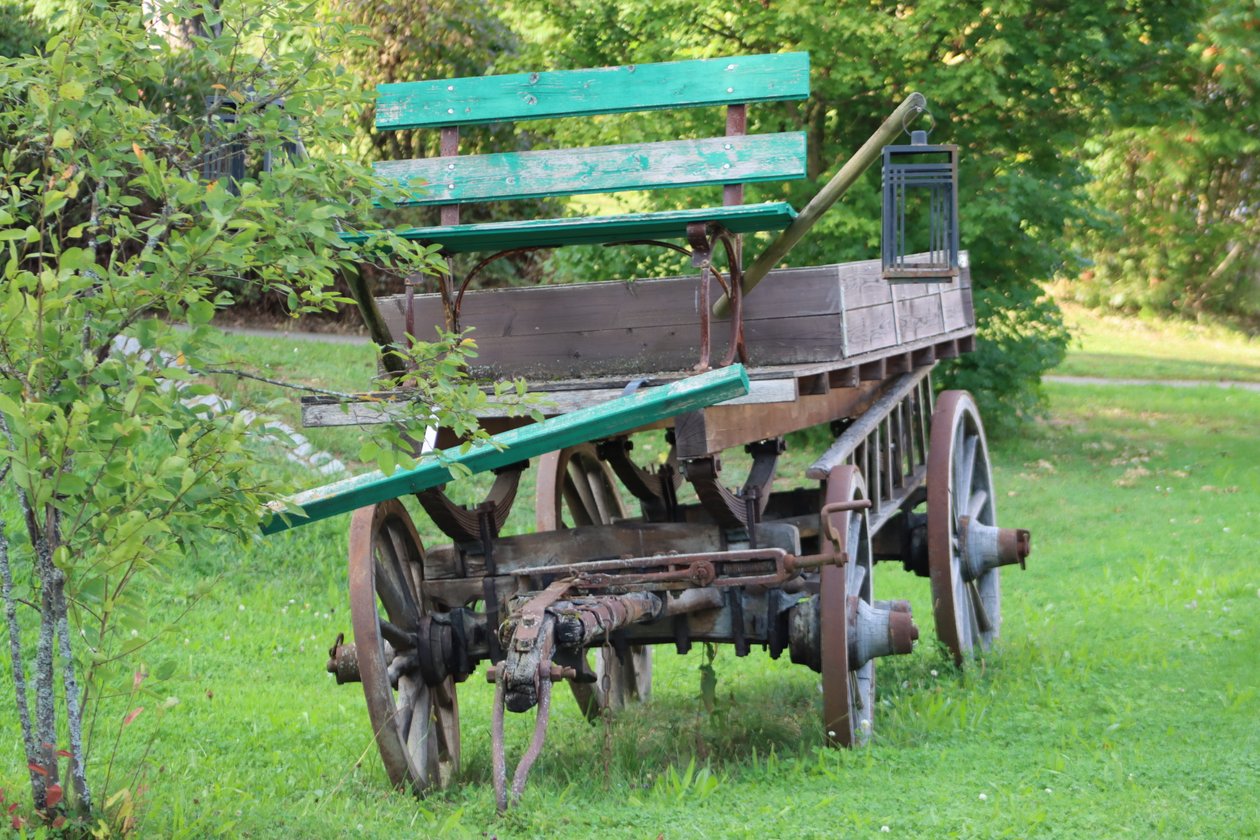 gammal vagn i parken av Alexandra Joseph