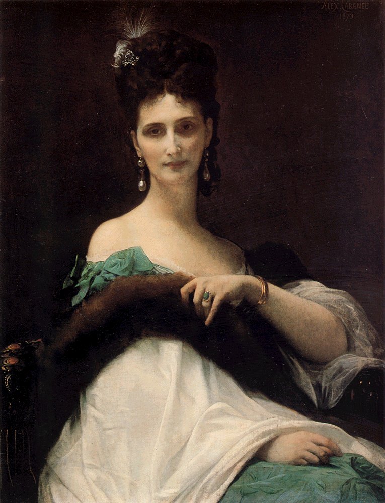 La Comtesse De Keller av Alexandre Cabanel