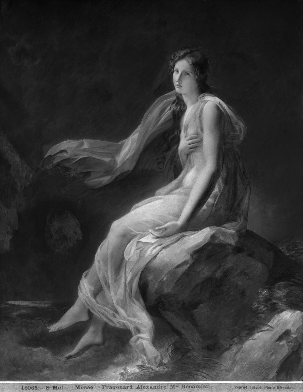 Madame Recamier (1777-1849) av Alexandre Evariste Fragonard