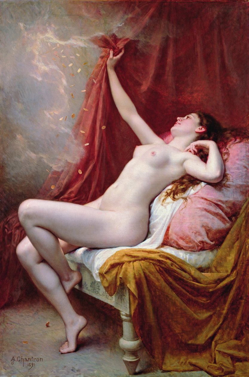 Danae, 1891 av Alexandre Jacques Chantron