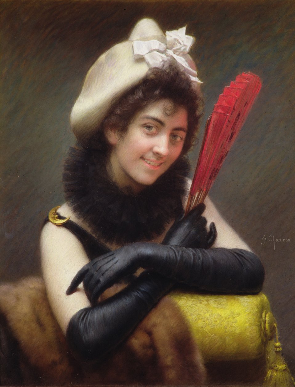Koketten av Alexandre Jacques Chantron