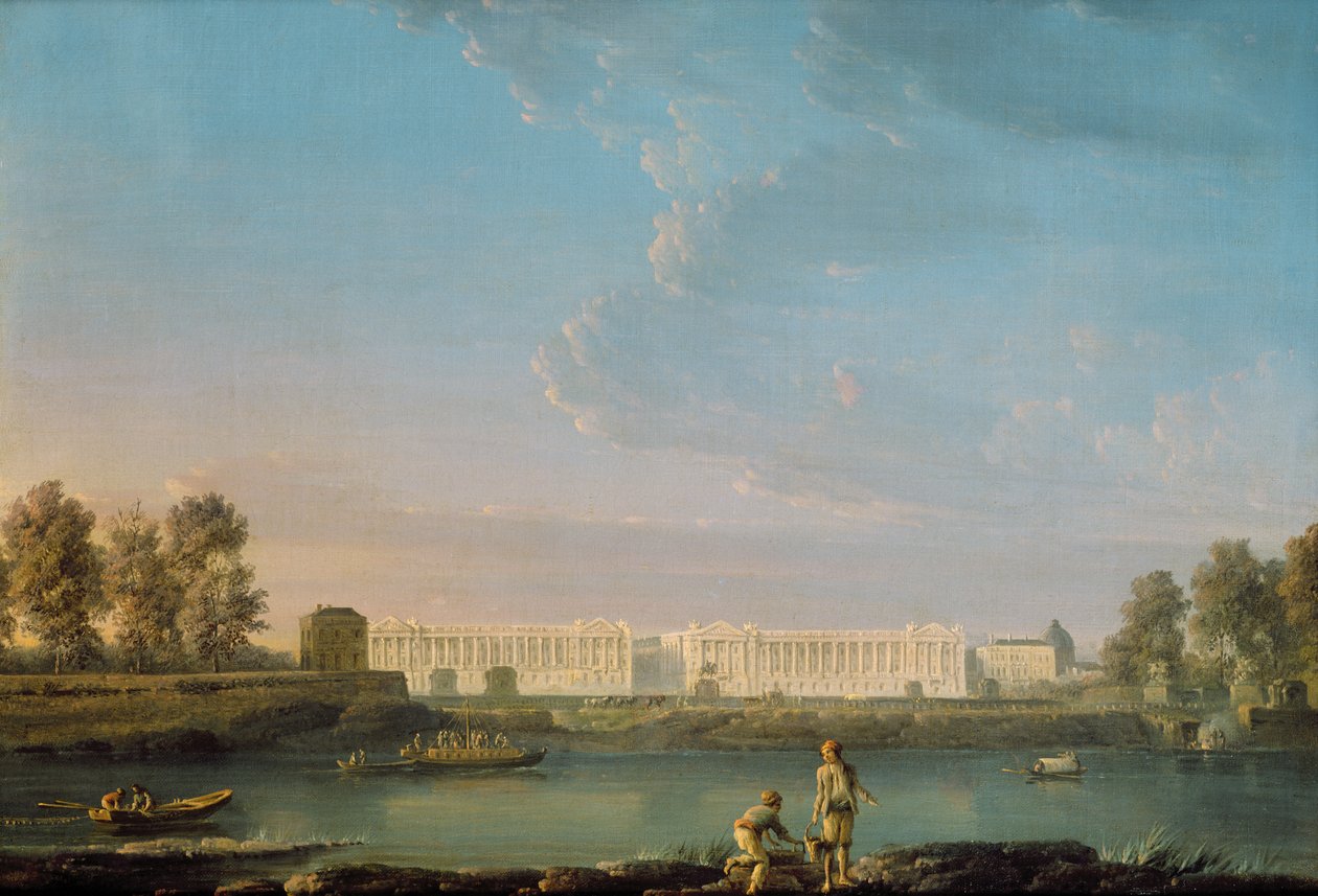 Plads Louis XV, c.1779 swed av Alexandre Jean Noel