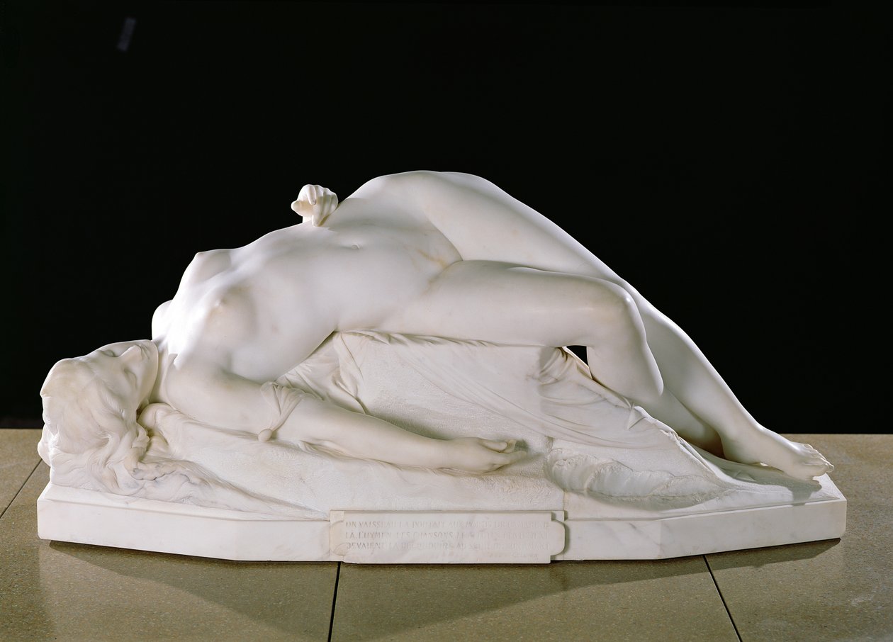 Ung flicka från Tarento, 1871 (marmor) av Alexandre Schoenewerk