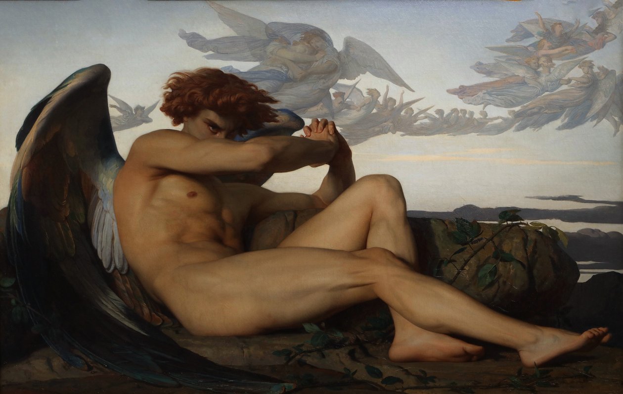 Fallen ängel, 1847. av Alexandre Cabanel
