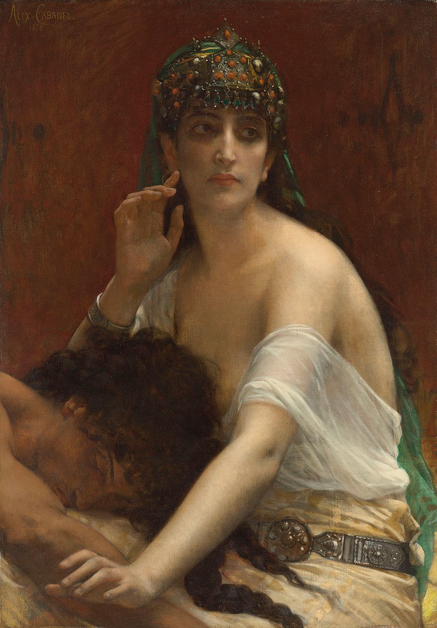 Samson och Delila av Alexandre Cabanel