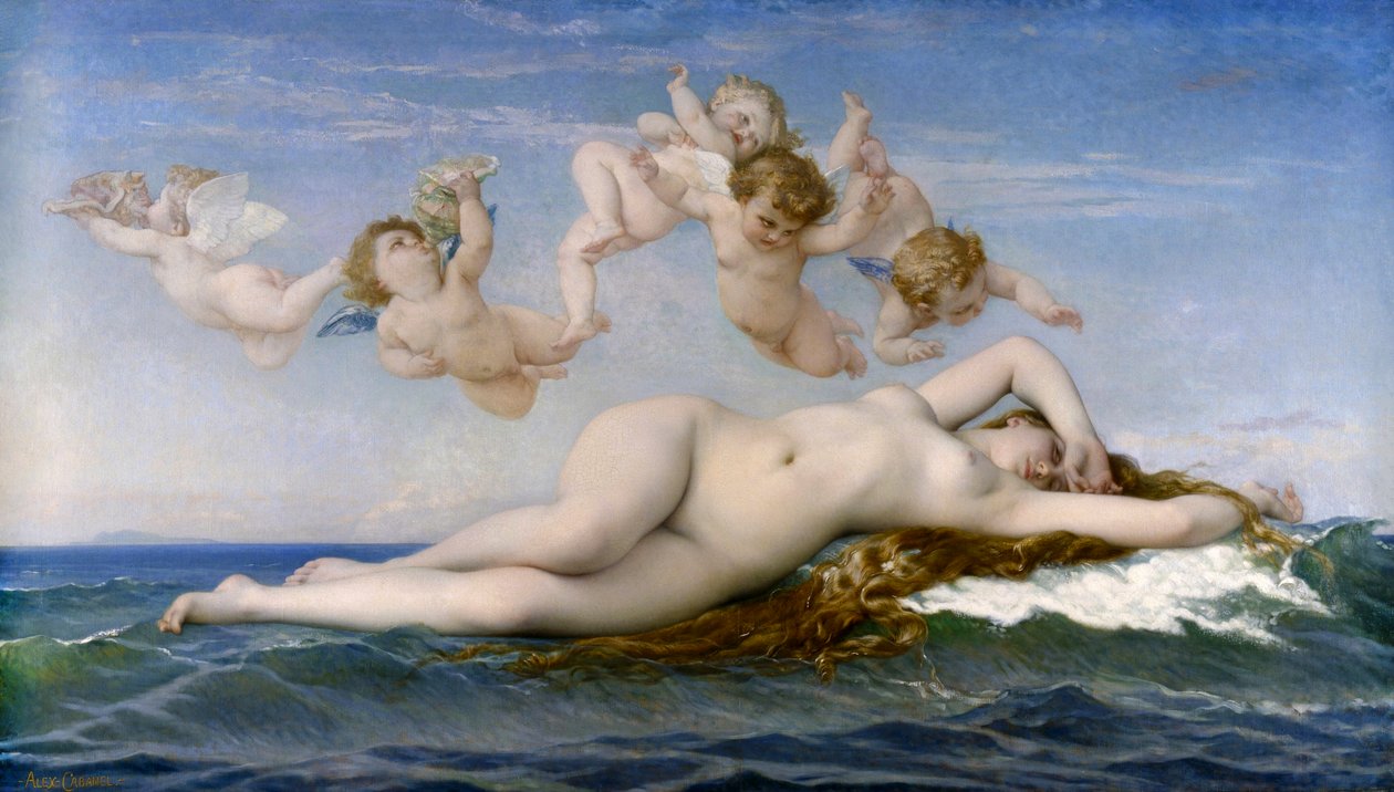 Venus födelse av Alexandre Cabanel