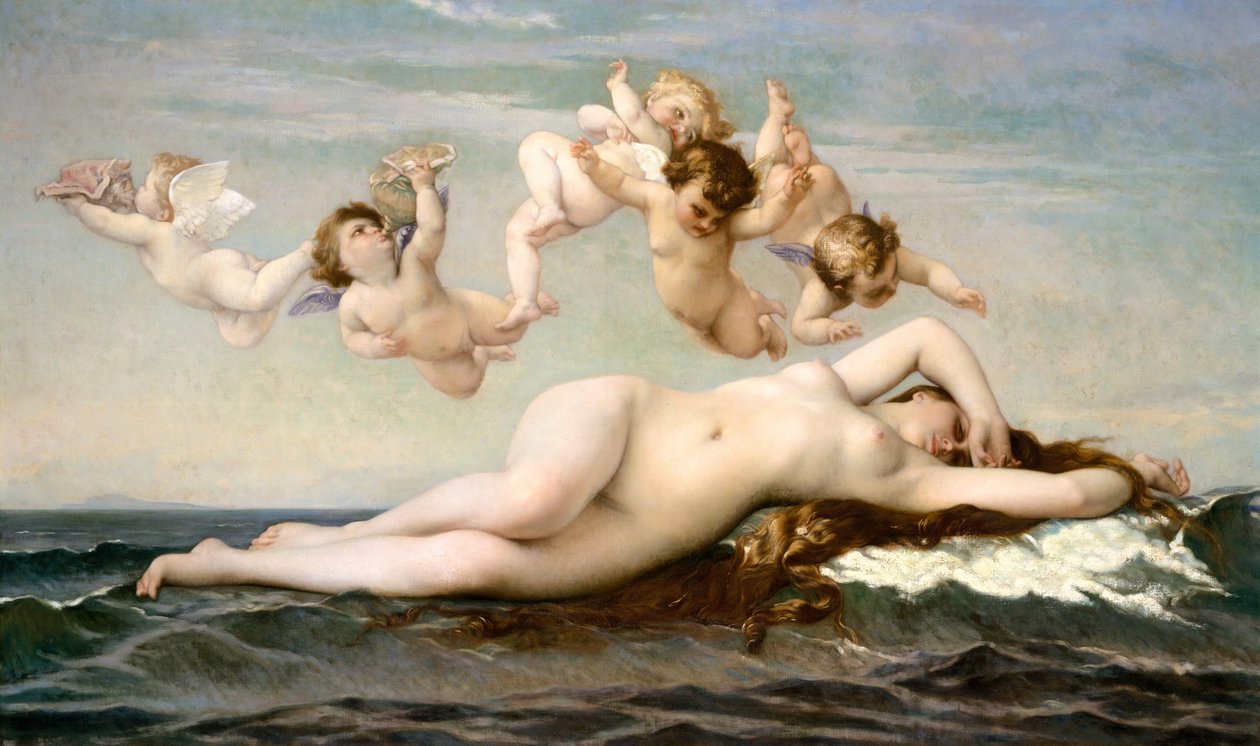 Venus födelse, 1875. av Alexandre Cabanel