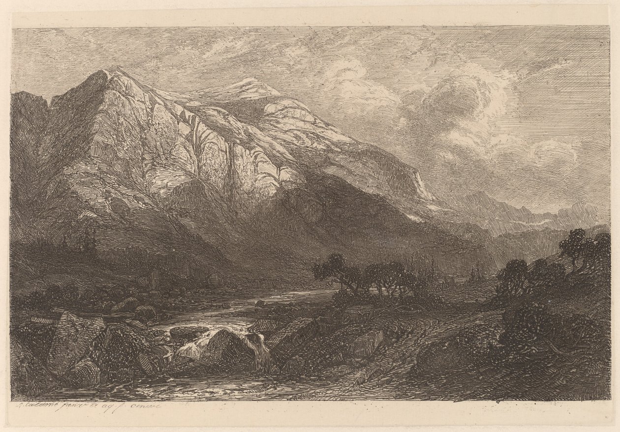 Bergström av Alexandre Calame