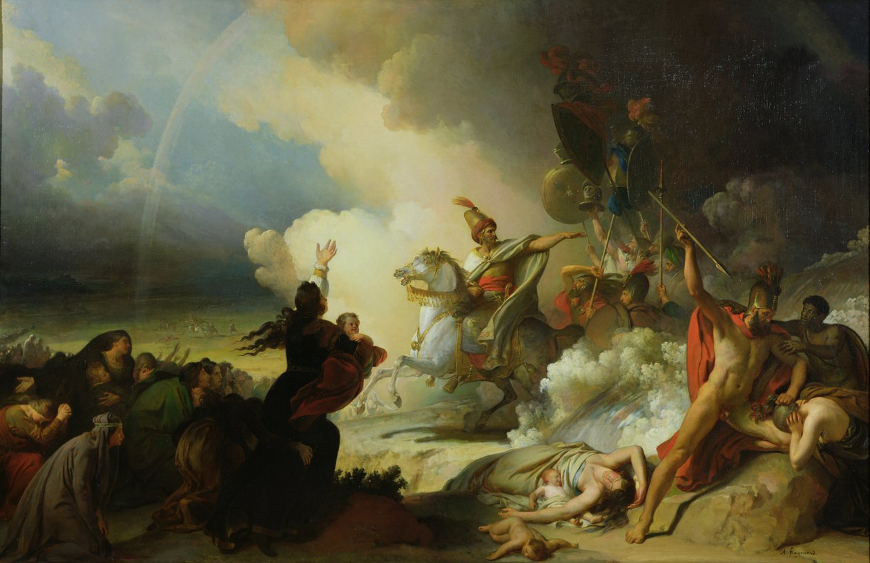 Saladin I (1138-93) i Jerusalem, ca 1830-50 av Alexandre Evariste Fragonard