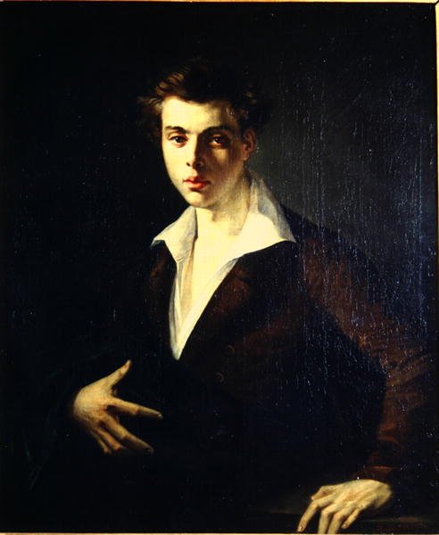 Självporträtt av Alexandre Francois Xavier Sigalon
