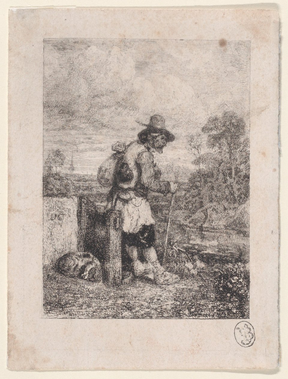 Tiggaren, 1833-38. av Alexandre Gabriel Decamps
