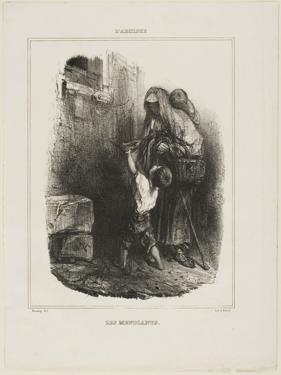 Tiggare av Alexandre Gabriel Decamps