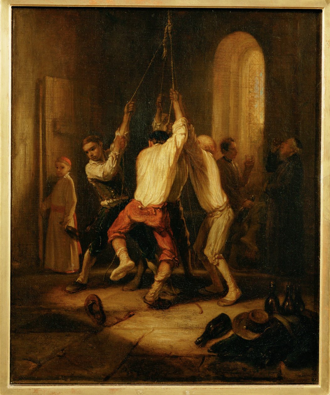 Les sonneurs - Klockringarna ... av Alexandre Gabriel Decamps