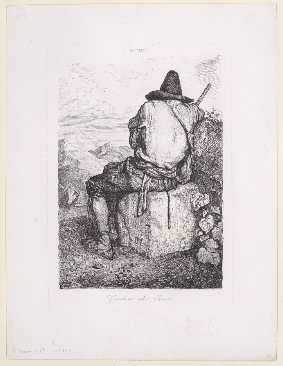 Grisskötare, 1843. av Alexandre Gabriel Decamps
