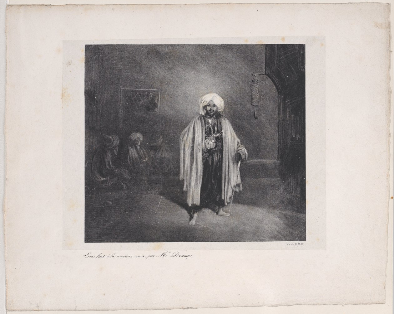 Stående Turk, 1831. av Alexandre Gabriel Decamps