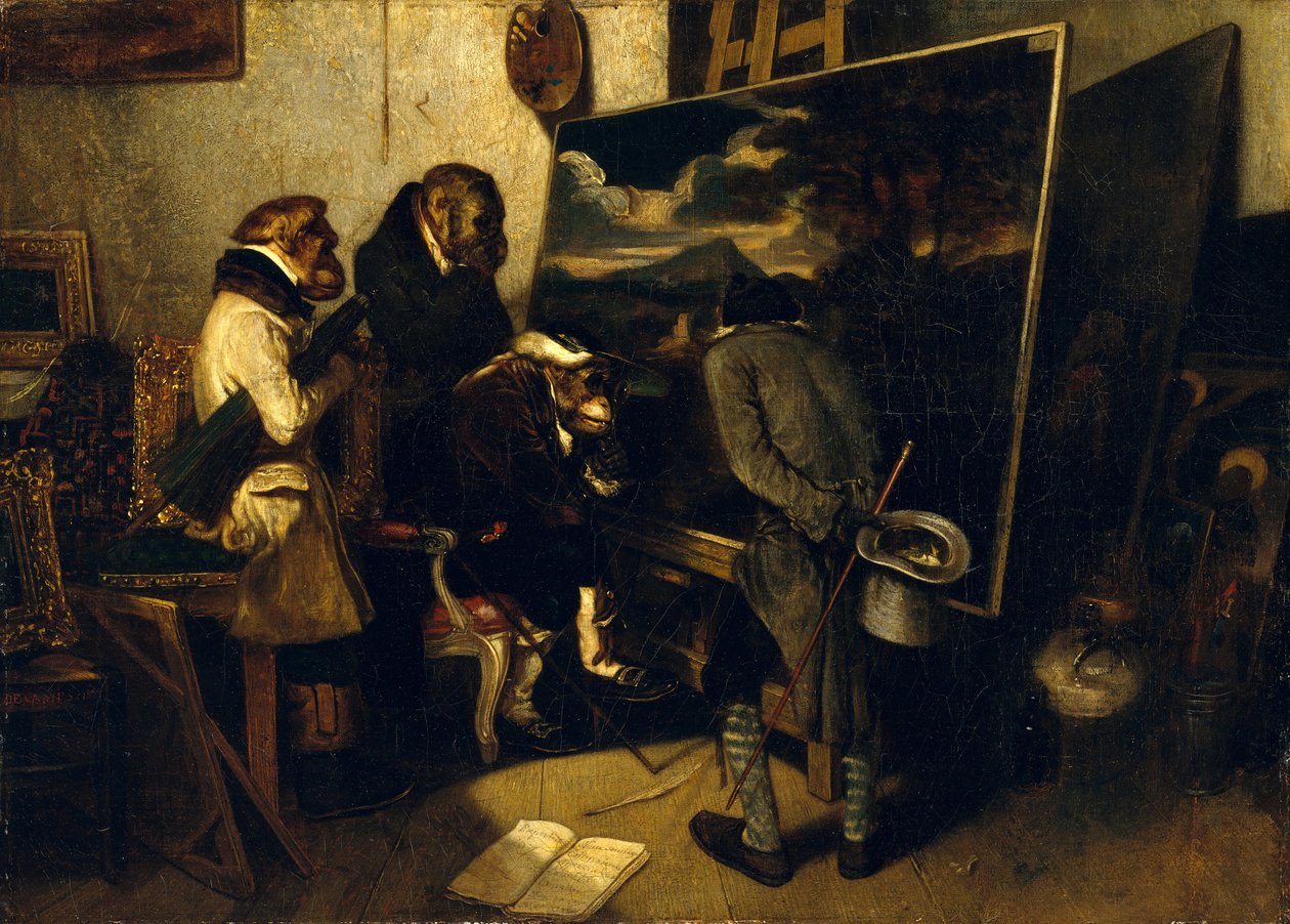 Experterna, 1837. av Alexandre Gabriel Decamps