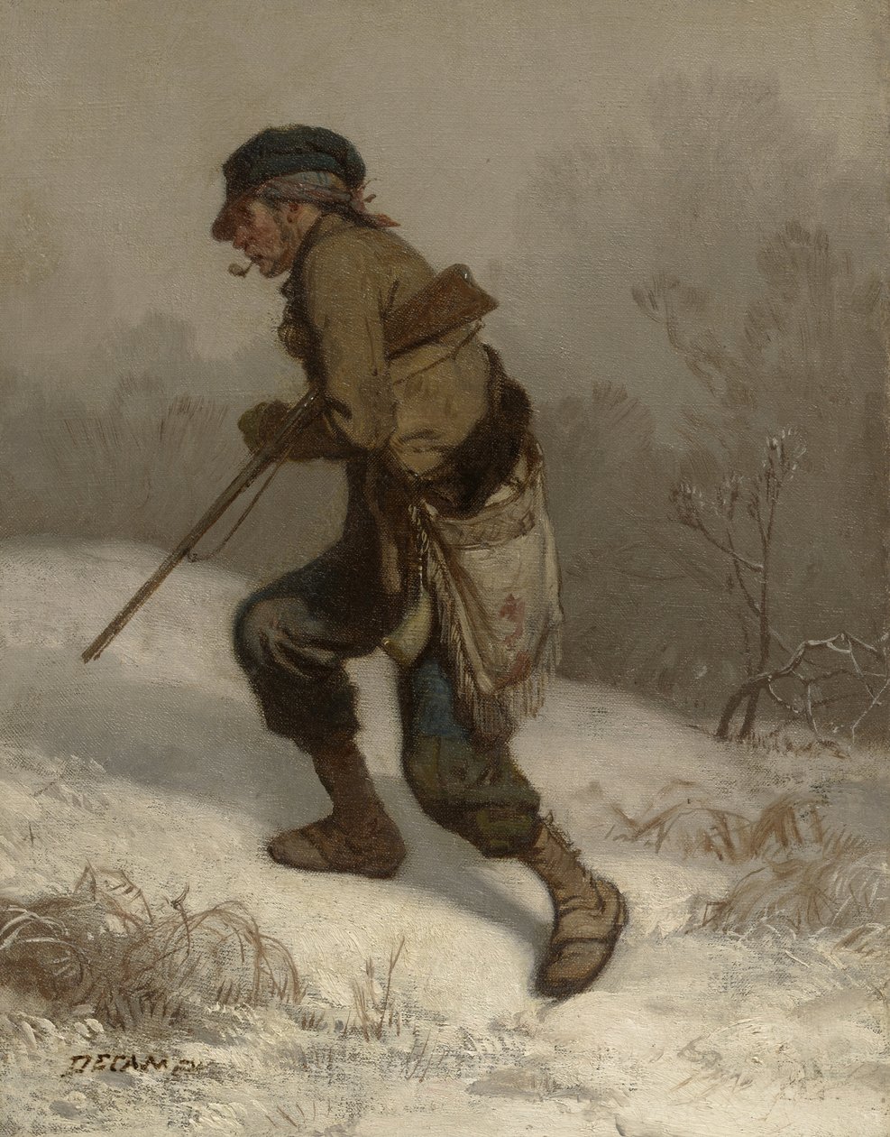 Tjuvskytten, ca 1847 av Alexandre Gabriel Decamps