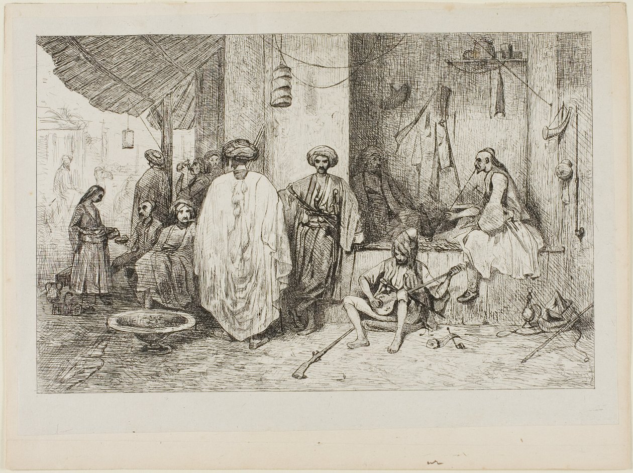 Turkiskt vakthus av Alexandre Gabriel Decamps