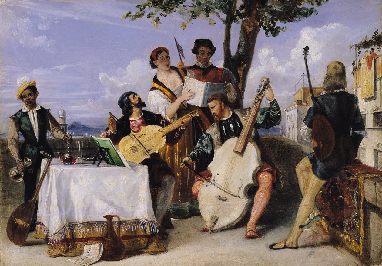 Den venetianska konserten av Alexandre Jean Baptiste Hesse