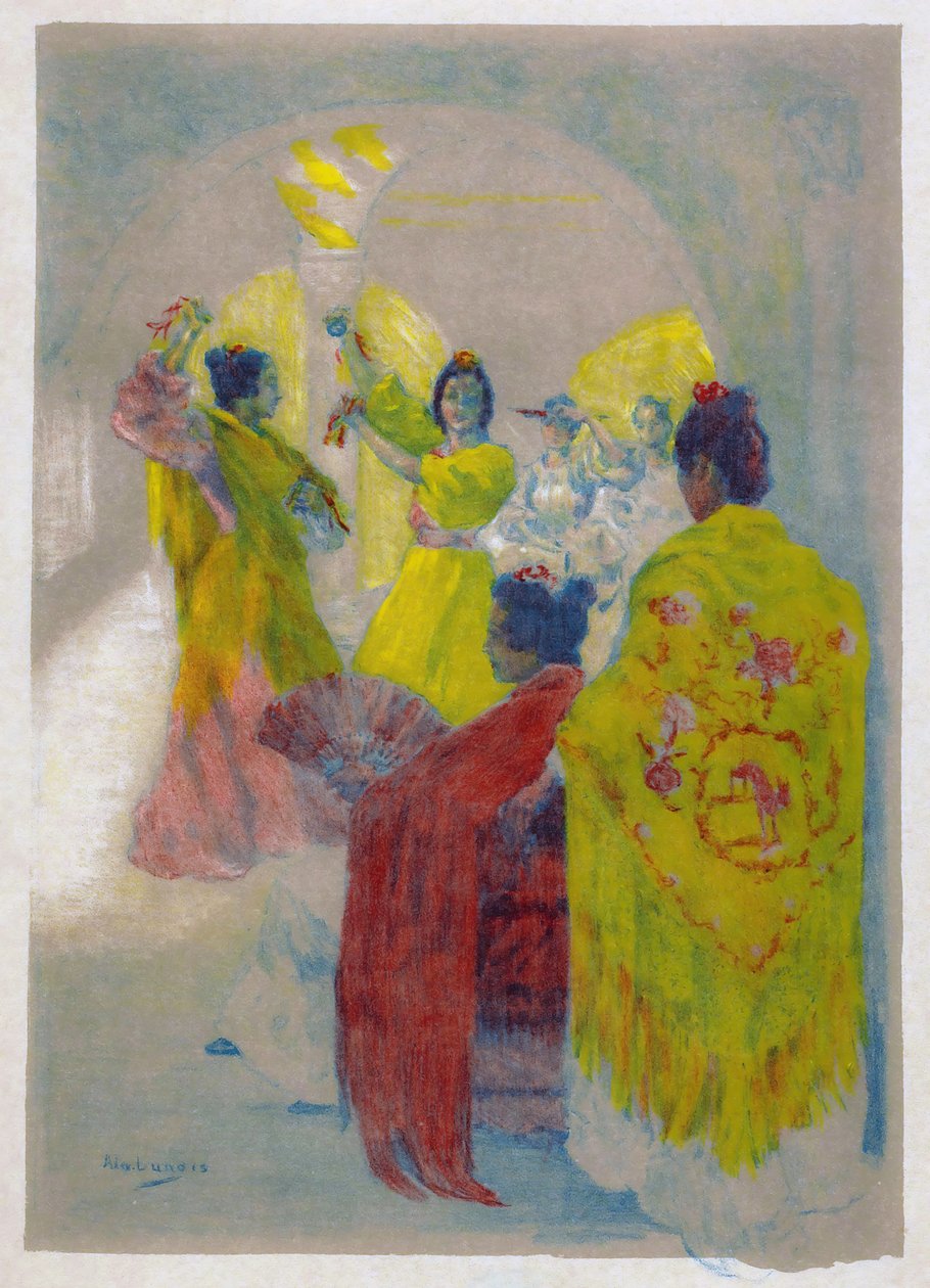 Flamencodans, Sevilla, Spanien. av Alexandre Lunois