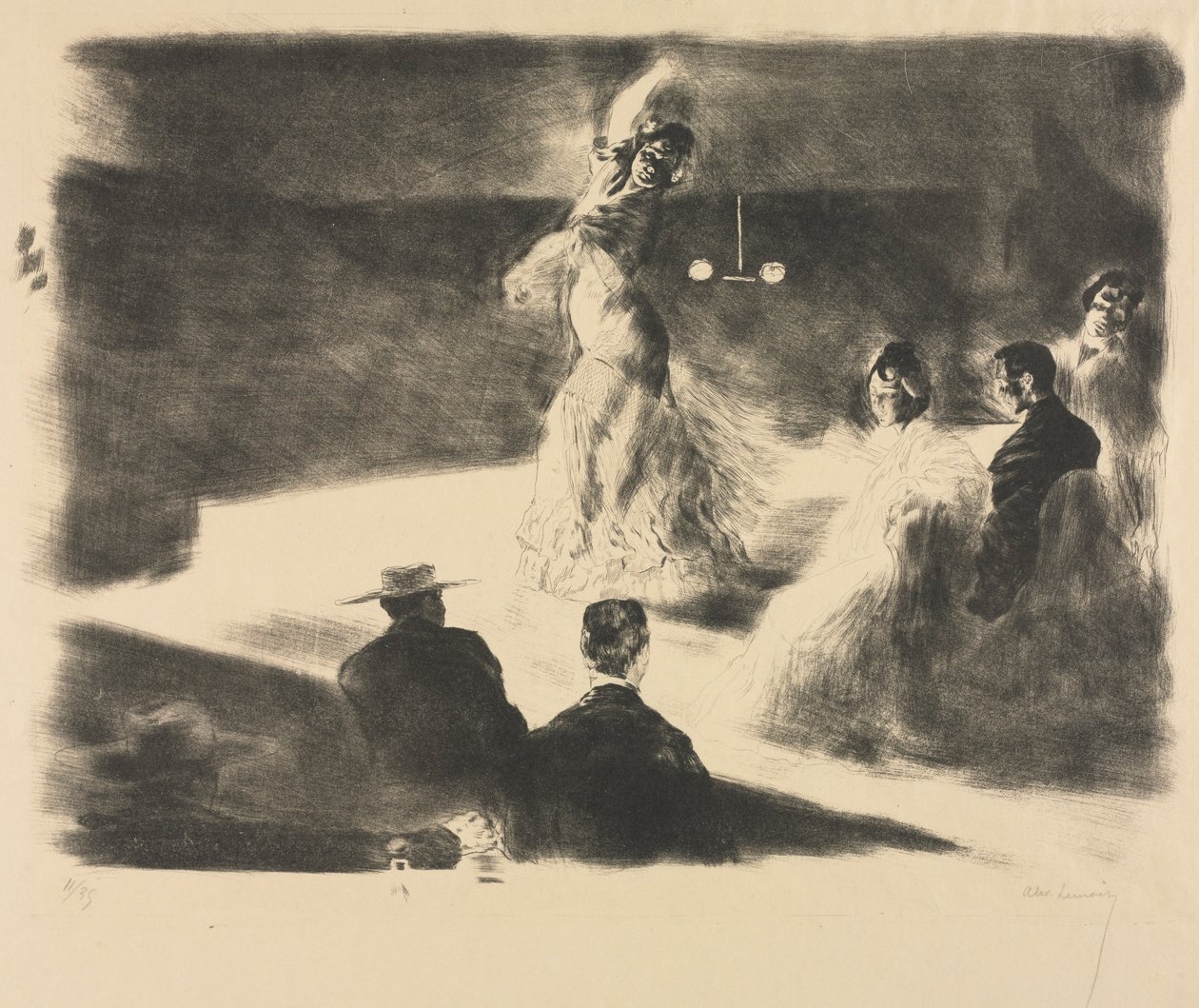 Spansk dansare. av Alexandre Lunois