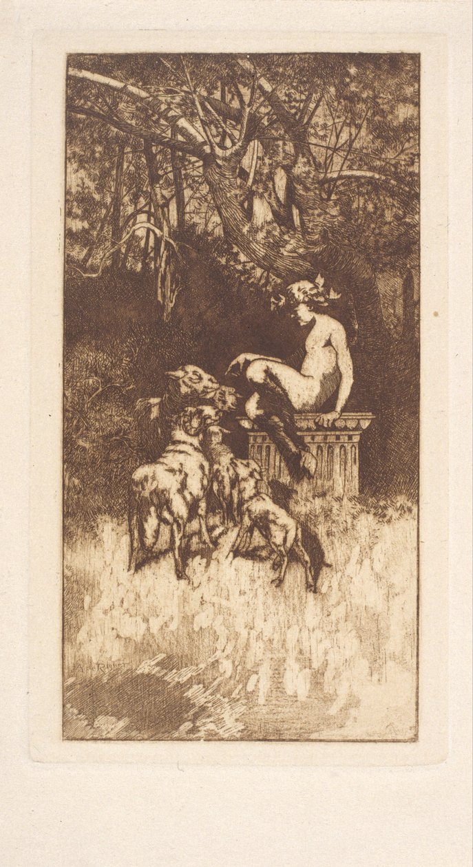 Allegorisk sammansättning av Alexandre de Riquer