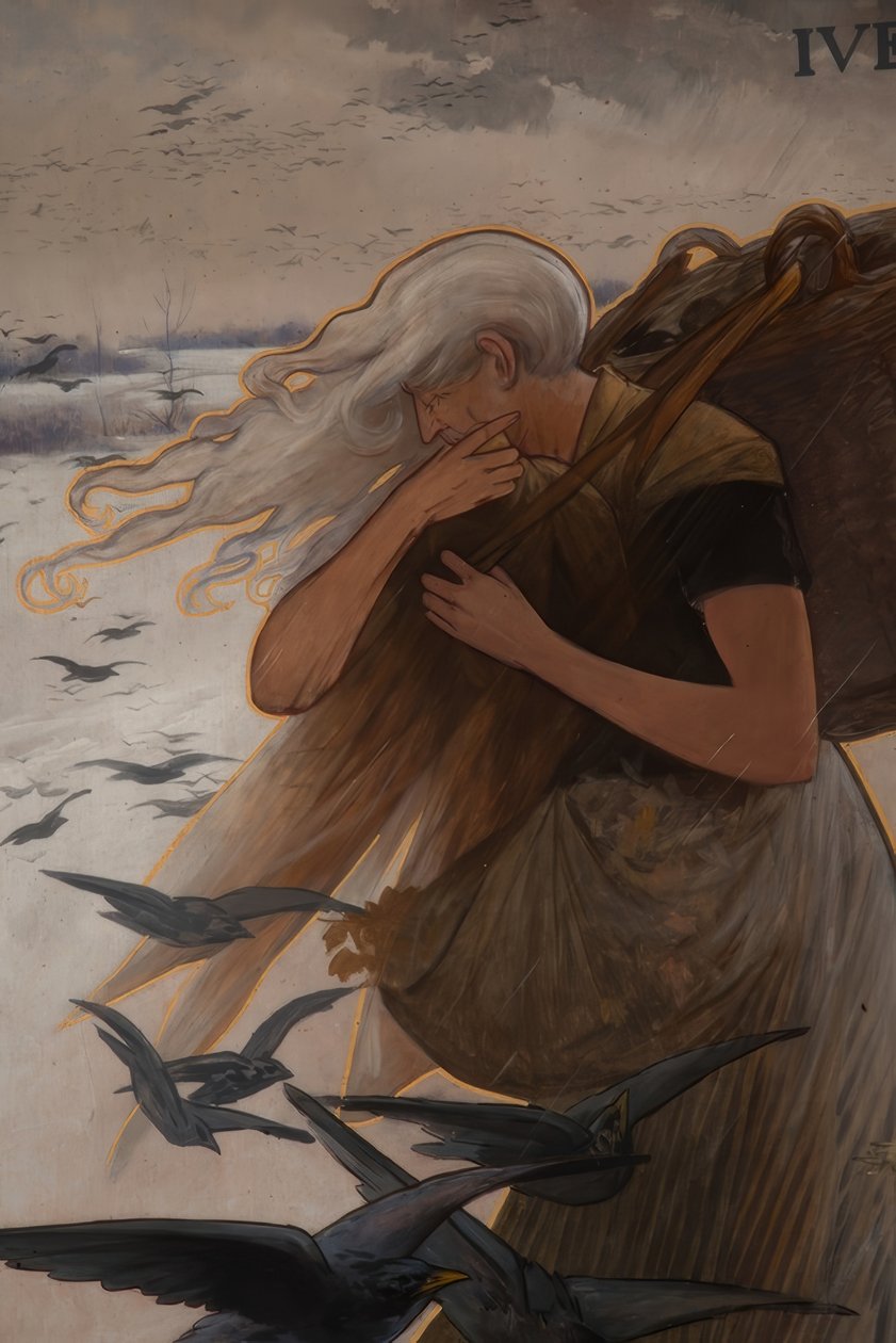 Allegorin om vintern av Alexandre de Riquer