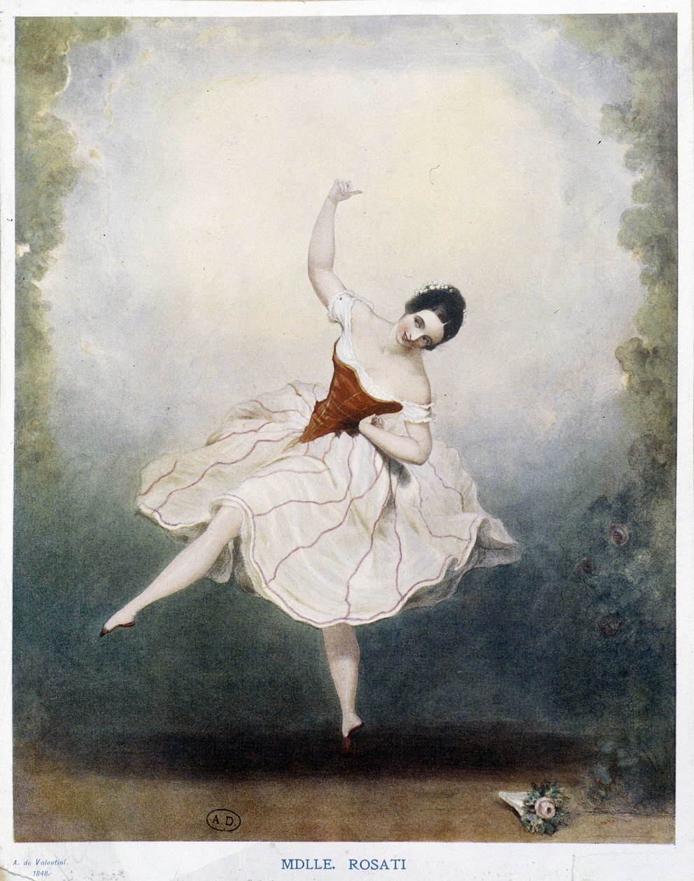 Klassisk dans: Miss Rosati 1848 av Alexandre de Valentini