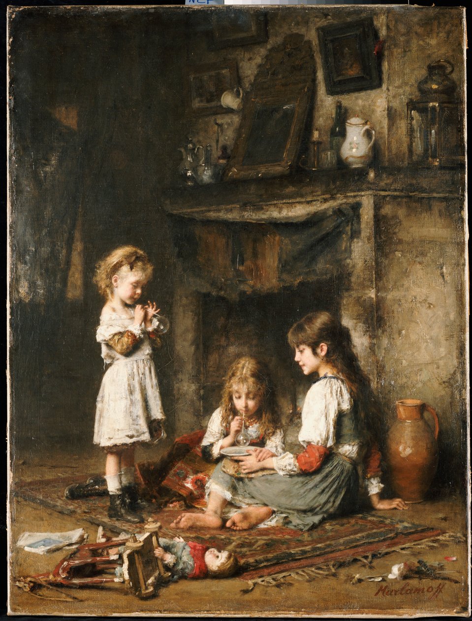 Blåser bubblor av Alexei Alexevich Harlamoff