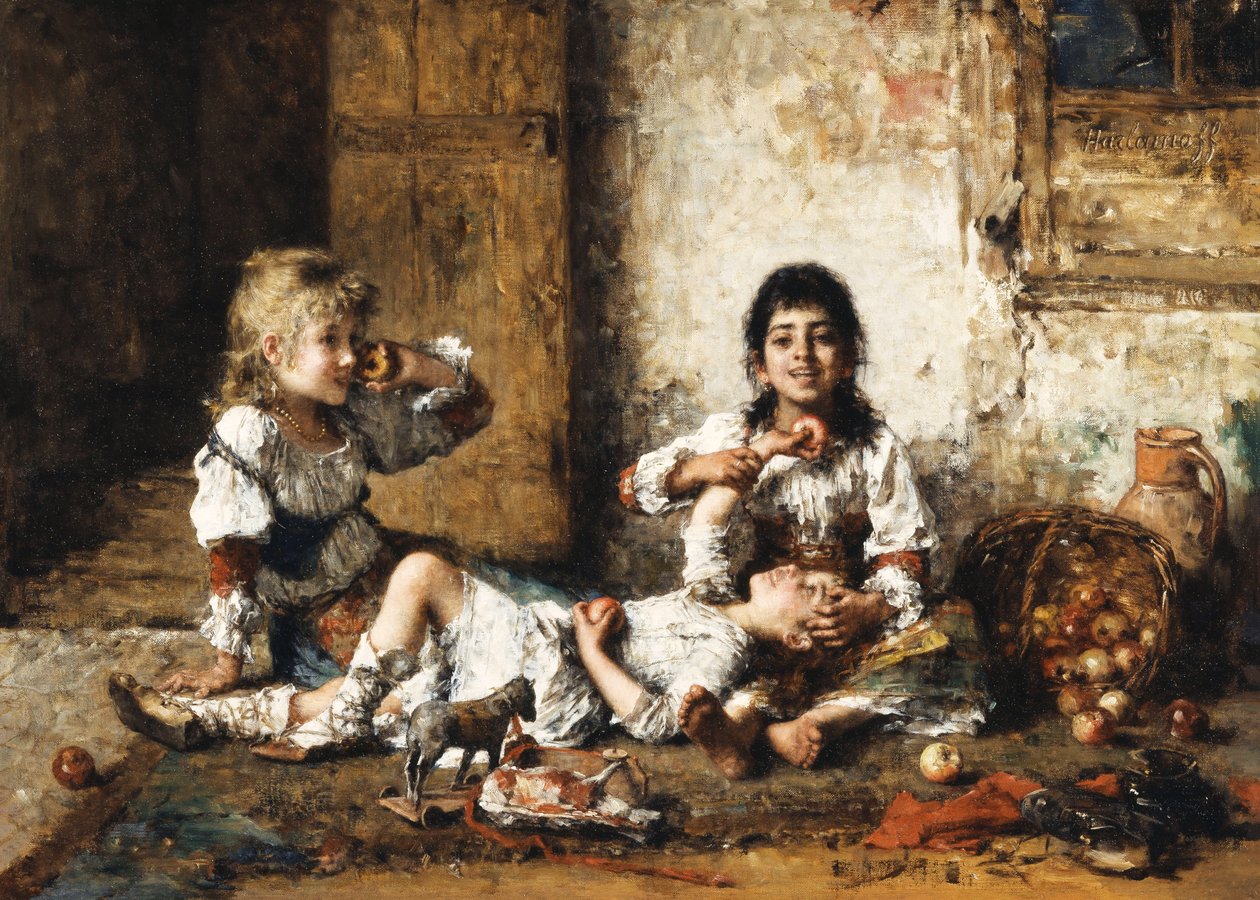 Glada ögonblick, av Alexei Alexevich Harlamoff