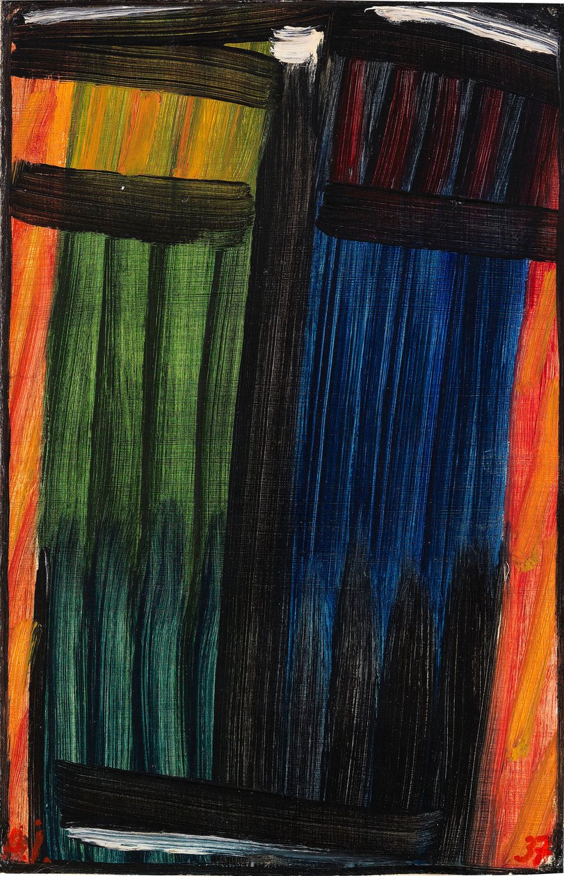 Stor meditation: skärselden I, 1937. av Alexei Javlensky von