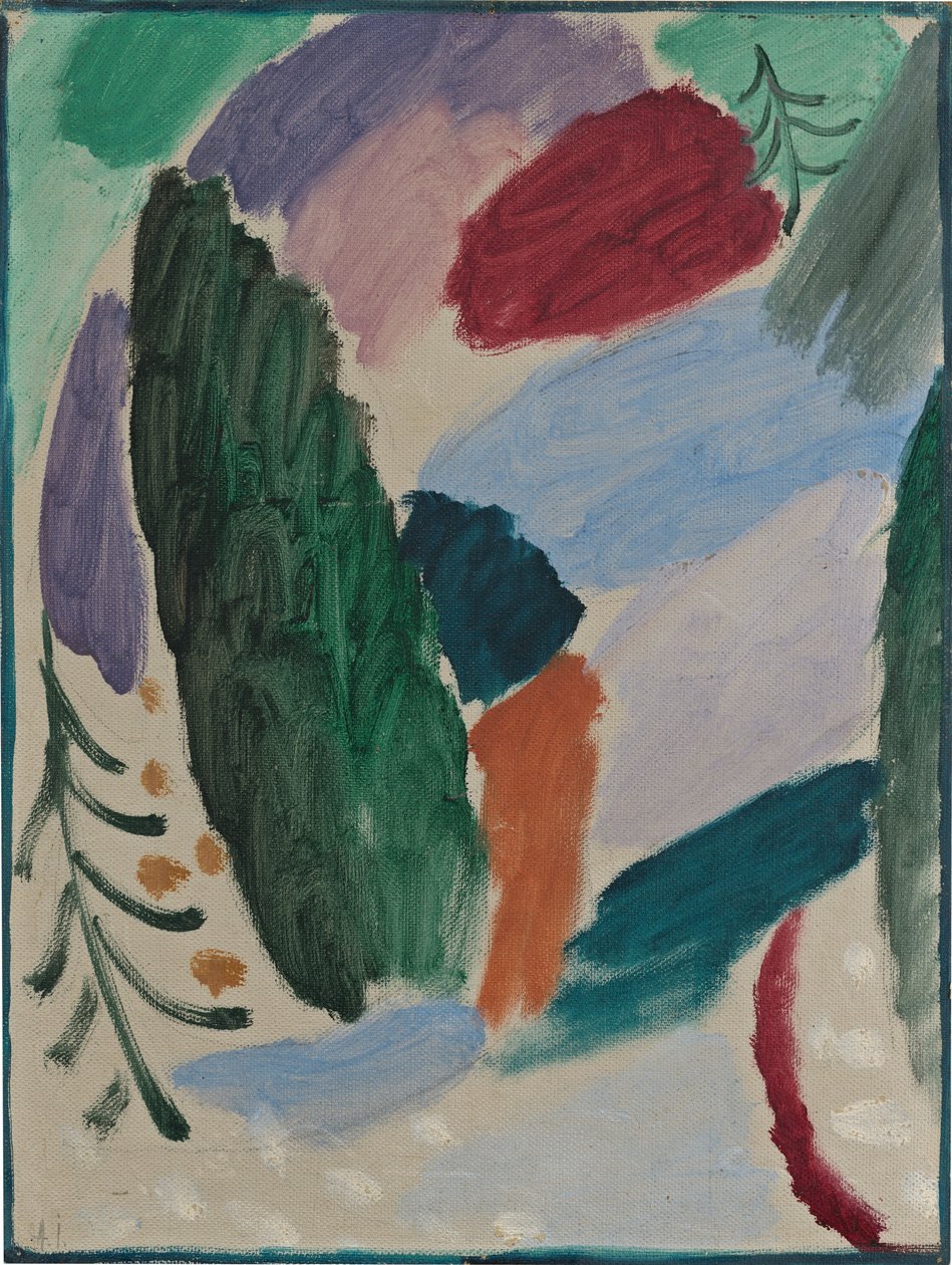 Frostiga dagen, 1915. av Alexej von Jawlensky