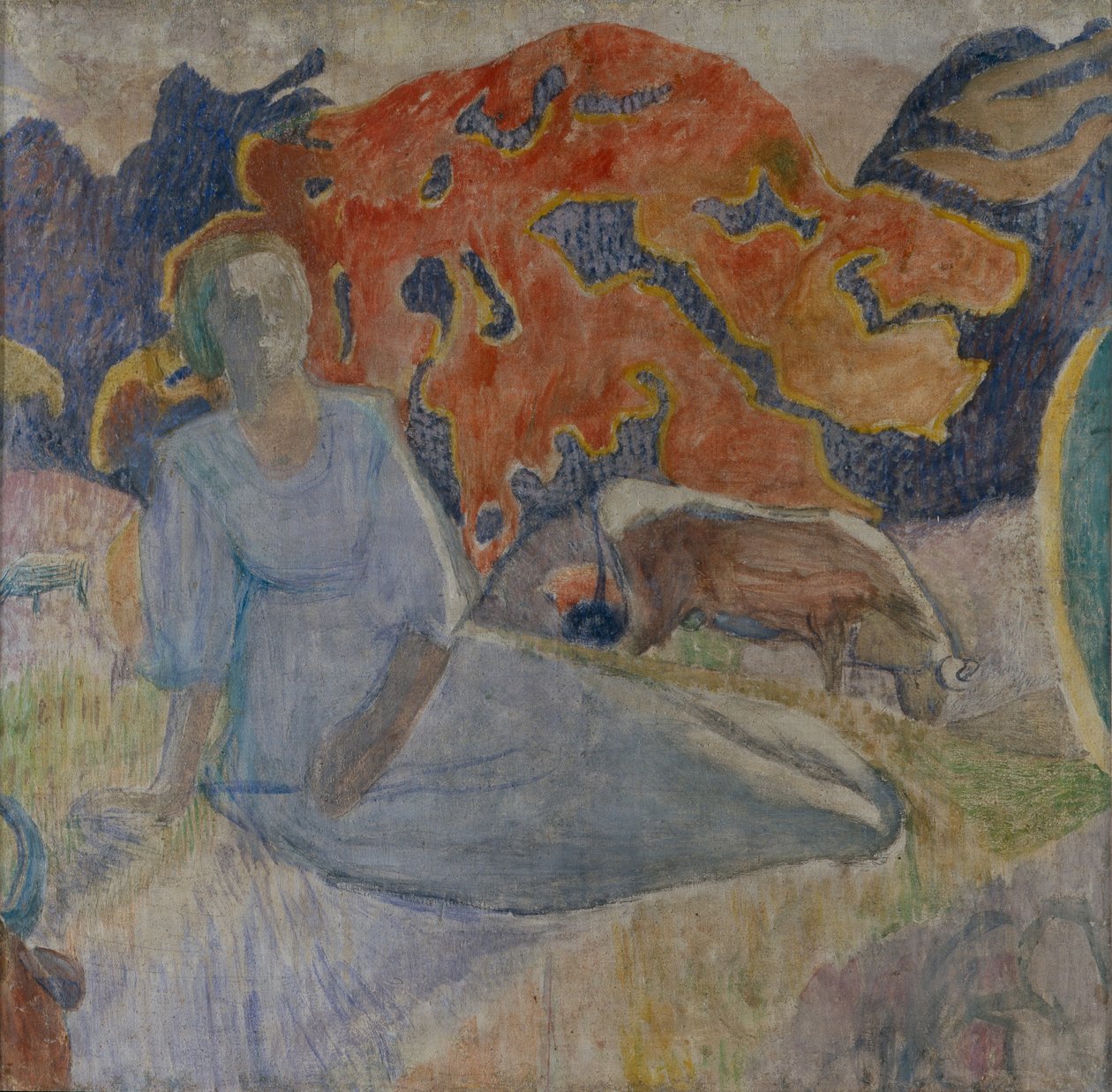 Herdeflicka, 1907 av Alexei Yeremeevich Karev