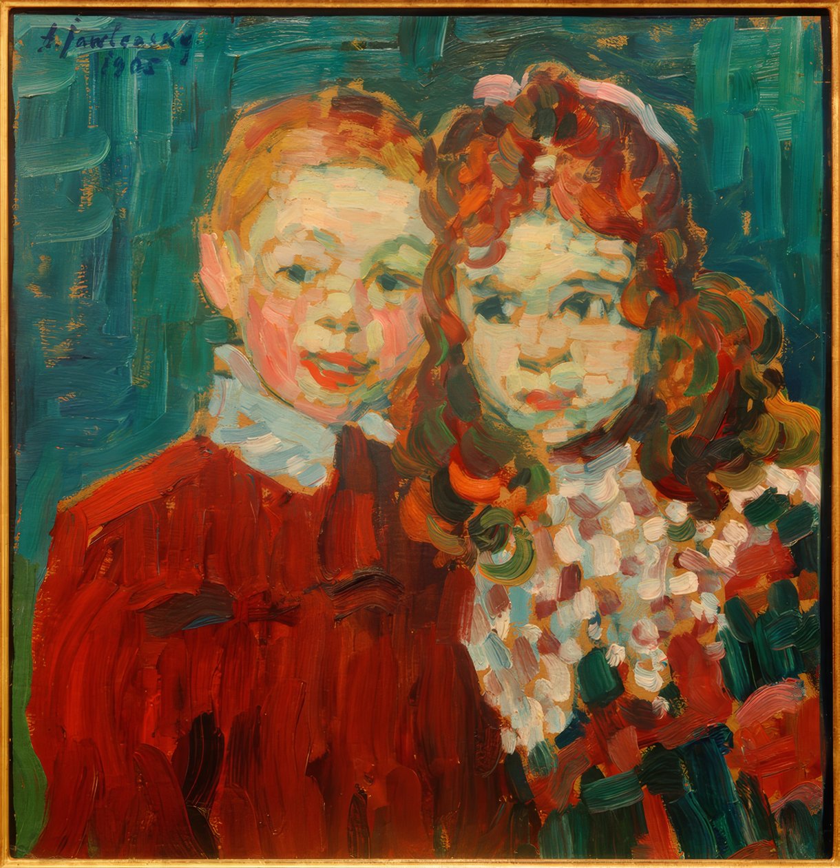 André och Katja av Alexej von Jawlensky