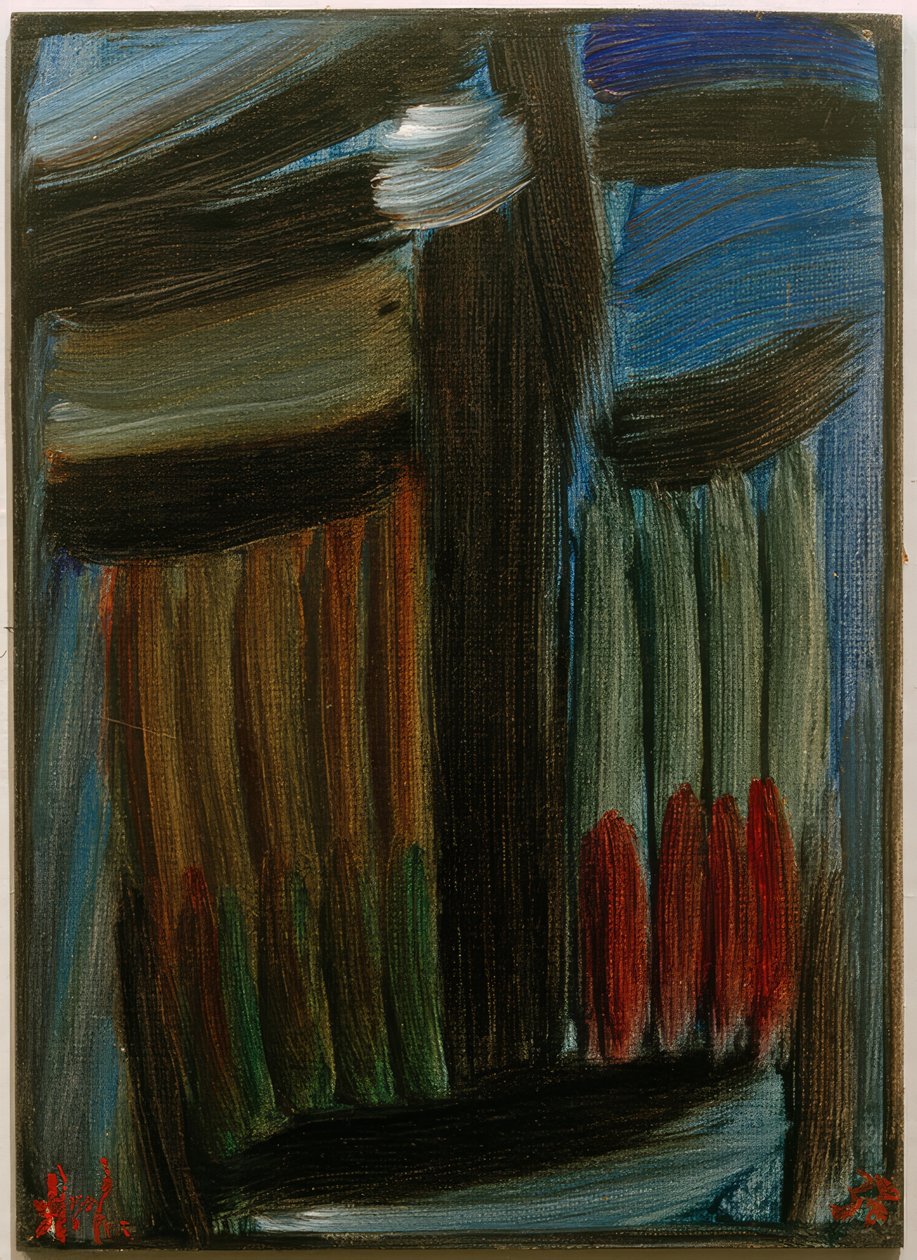 Meditation: ensam i en blå natt av Alexej von Jawlensky