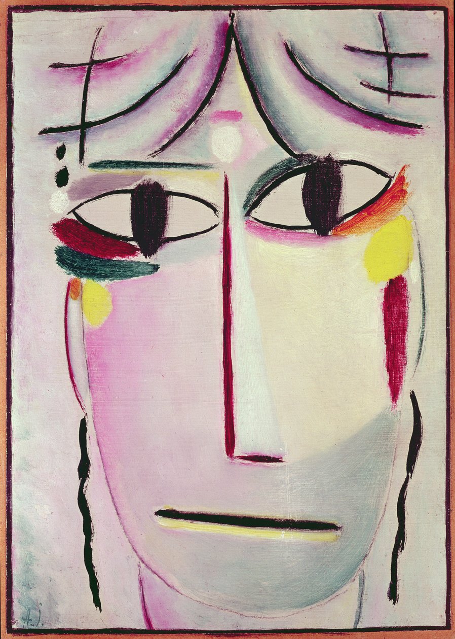 Frälsarens ansikte, 1920 av Alexej von Jawlensky