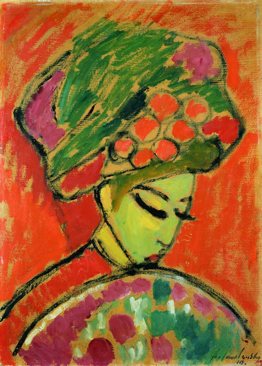 Turbanen, 1910 av Alexej von Jawlensky