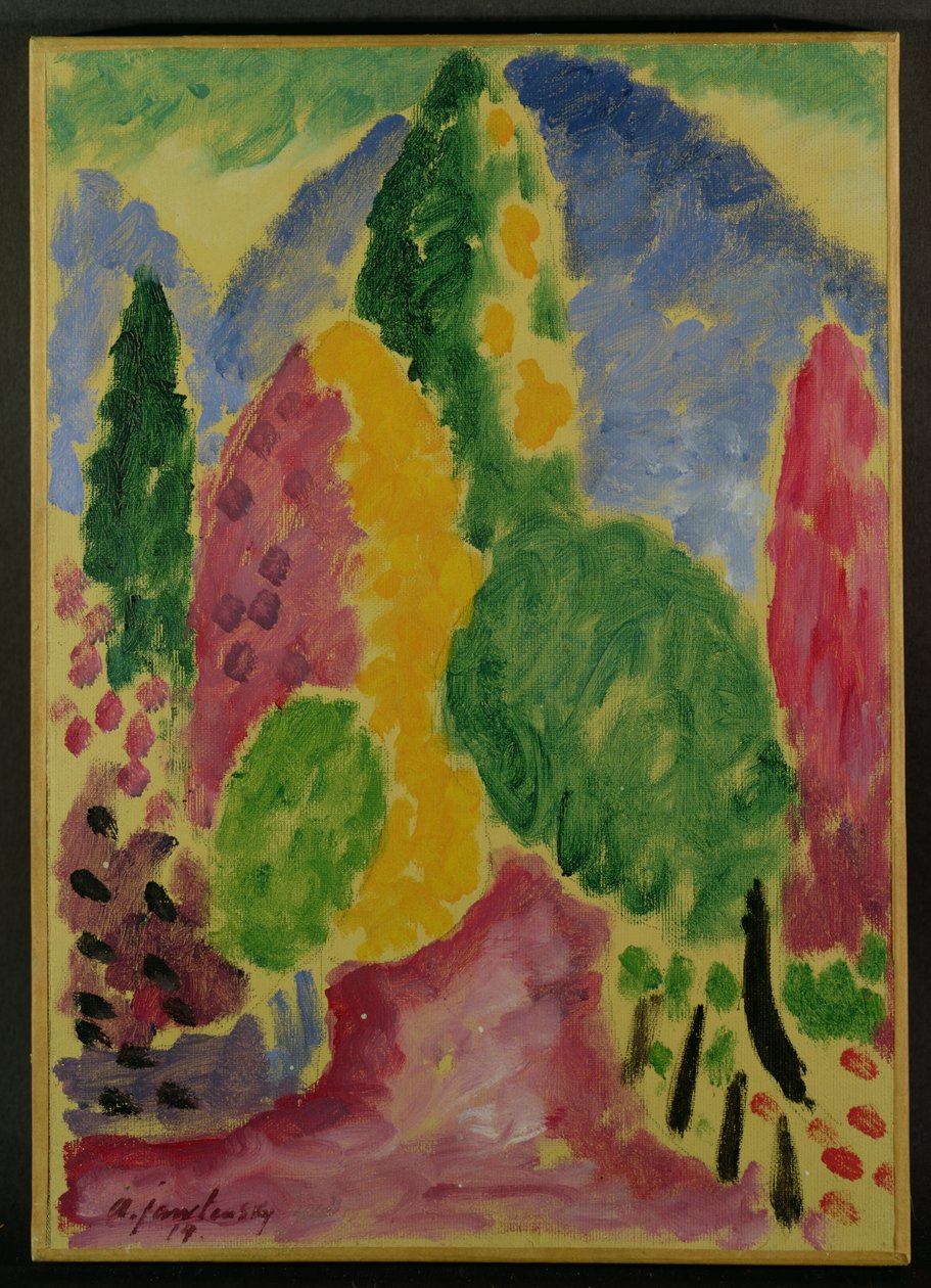 Variation, 1914 av Alexej von Jawlensky
