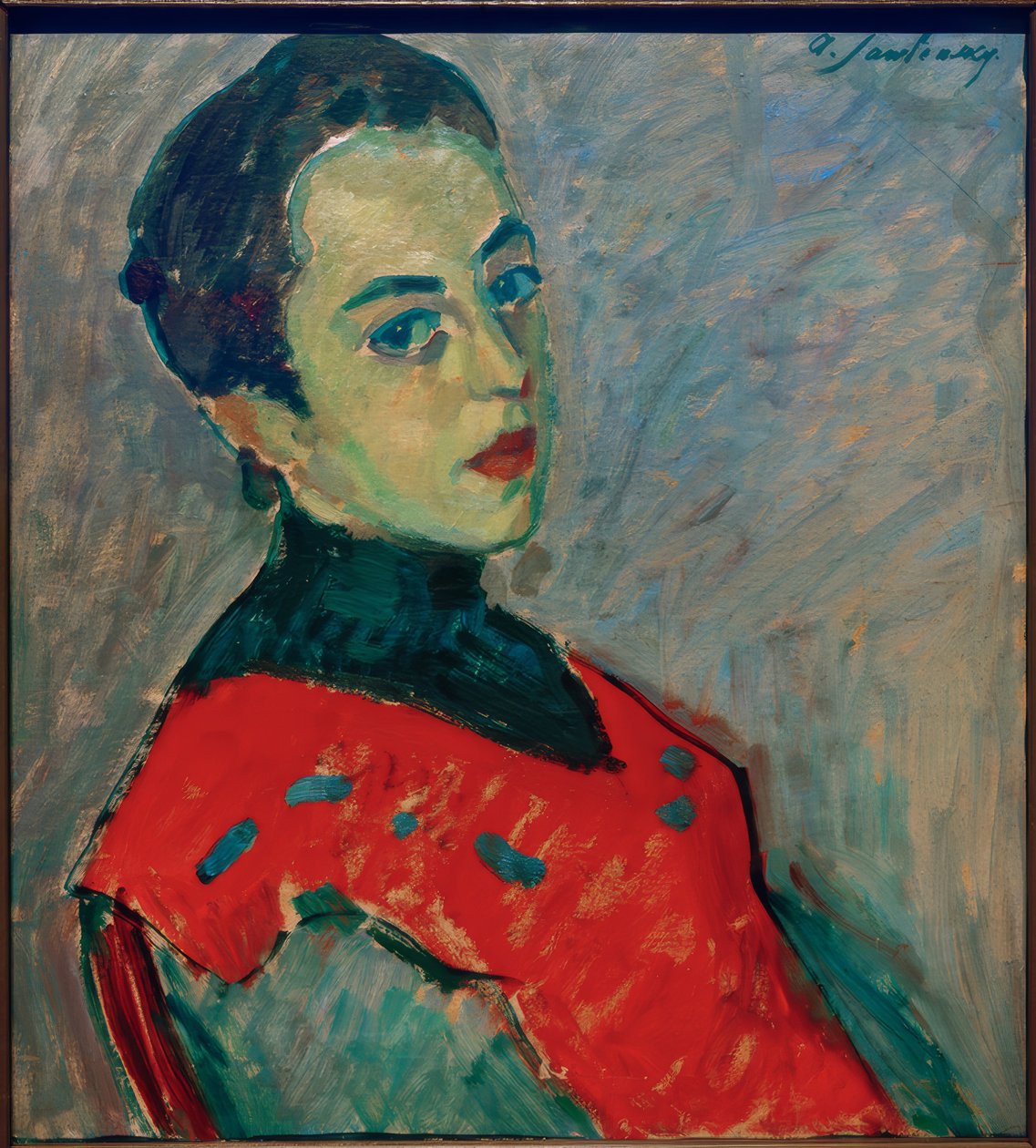 Porträtt Resi av Alexej von Jawlensky